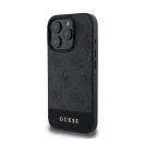 Guess 4G Bottom Stripe Apple iPhone 16 Pro hátlap tok, szürke UHCP16LG4GLGR
