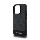 Guess 4G Bottom Stripe Apple iPhone 16 Pro hátlap tok, szürke UHCP16LG4GLGR