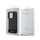 Guess 4G Bottom Stripe Apple iPhone 16 Pro hátlap tok, szürke UHCP16LG4GLGR