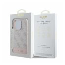 Guess 4G Bottom Stripe Apple iPhone 16 Pro hátlap tok, rózsaszín GUHCP16LG4GLPI