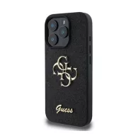   Guess Apple iPhone 16 Pro hátlap tok, fekete/barna GUHCP16LHG4SGK