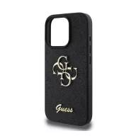   Guess Apple iPhone 16 Pro hátlap tok, fekete/barna GUHCP16LHG4SGK