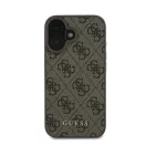 Guess 4G Classic Apple iPhone 16 Plus hátlap tok, barna GUHCP16MG4GFBR