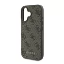 Guess 4G Classic Apple iPhone 16 Plus hátlap tok, barna GUHCP16MG4GFBR