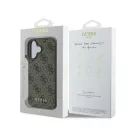 Guess 4G Classic Apple iPhone 16 Plus hátlap tok, barna GUHCP16MG4GFBR