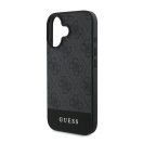 Guess 4G Bottom Stripe Apple iPhone 16 Plus hátlap tok, szürke GUHCP16MG4GLGR