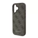 Guess 4G Classic Apple iPhone 16 hátlap tok, barna GUHCP16SG4GFBR