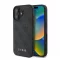 Guess 4G Classic Apple iPhone 16 hátlap tok, fekete/barna GUHCP16SG4GFGR