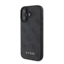 Guess 4G Classic Apple iPhone 16 hátlap tok, fekete/barna GUHCP16SG4GFGR
