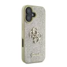 Guess Fixed Glitter Big 4G Apple iPhone 16 hátlap tok, arany