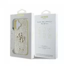 Guess Fixed Glitter Big 4G Apple iPhone 16 hátlap tok, arany