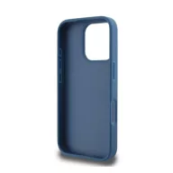   Guess 4G Bottom Stripe Apple iPhone 16 Pro Max hátlap tok, kék GUHCP16XG4GLBL