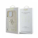 Guess Fixed Glitter Big 4G Apple iPhone 16 Pro Max hátlap tok, arany