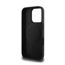Guess 4G Ring Classic Logo Apple iPhone 16 Pro hátlap tok, fekete/barna GUHMP16LG4GFRK