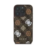   Guess Peony On 4G Background Apple iPhone 16 Pro MagSafe kompatibilis tok, barna GUHMP16LP4PWPW