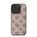 Guess Peony Script Apple iPhone 16 Pro MagSafe kompatibilis hátlap tok, barna GUHMP16LPGPYSW