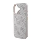 Guess 4G Ring Classic Logo Apple iPhone 16 Plus hátlap tok, rózsaszín GUHMP16MG4GFRP