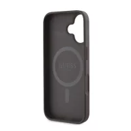   Guess 4G Ring Classic Logo Apple iPhone 16 Plus hátlap tok, barna GUHMP16MG4GFRW