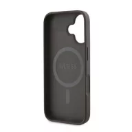   Guess 4G Printed Stripes MagSafe Apple iPhone 16 Plus hátlap tok, barna GUHMP16MP4RPSW