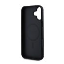 Guess Grained Gold Ring MagSafe Apple iPhone 16 Plus hátlap tok, fekete/barna GUHMP16MPGHSMMK