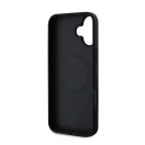 Guess 4G Ring Classic Logo Apple iPhone 16 hátlap tok, fekete/barna GUHMP16SG4GFRK