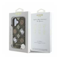  Guess Peony On 4G Background Apple iPhone 16 MagSafe kompatibilis tok, barna GUHMP16SP4PWPW