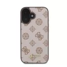 Guess Peony Script Apple iPhone 16 MagSafe kompatibilis hátlap tok, barna GUHMP16SPGPYSW