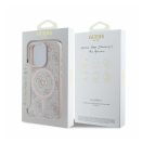 Guess 4G Ring Classic Logo Apple iPhone 16 Pro Max hátlap tok, rózsaszín GUHMP16XG4GFRP
