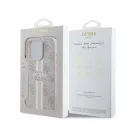 Guess 4G Printed Stripes MagSafe Apple iPhone 16 Pro Max hátlap tok, rózsaszín GUHMP16XP4RPSP