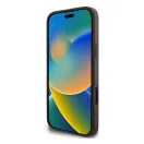 Guess 4G Printed Stripes MagSafe Apple iPhone 16 Pro Max hátlap tok, barna GUHMP16XP4RPSW