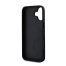 Guess PU Grained Classic Logo Apple iPhone 16 MagSafe kompatibilis hátlap tok, barna