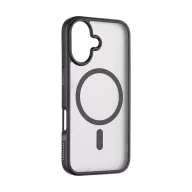   Tactical MagForce Hyperstealth Apple iPhone 16 MagSafe kompatibilis tok, áttetsző/sötétszürke