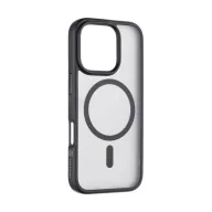   Tactical MagForce Hyperstealth Apple iPhone 16 Pro MagSafe kompatibilis tok, áttetsző/sötétszürke