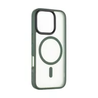   Tactical MagForce Hyperstealth Apple iPhone 16 Pro MagSafe kompatibilis tok, áttetsző/sötétszöld