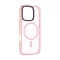 Tactical MagForce Hyperstealth Apple iPhone 16 Pro MagSafe kompatibilis tok, áttetsző/rózsaszín