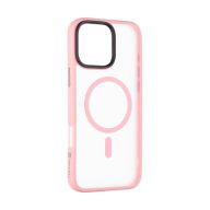   Tactical MagForce Hyperstealth Apple iPhone 16 Pro Max MagSafe kompatibilis tok, áttetsző/rózsaszín