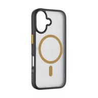   Tactical MagForce Hyperstealth 2.0 Apple iPhone 16 MagSafe kompatibilis tok, fekete/sárga