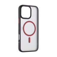   Tactical MagForce Hyperstealth 2.0 Apple iPhone 16 Pro Max MagSafe kompatibilis tok, fekete/piros