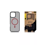   Tactical MagForce Hyperstealth 2.0 Apple iPhone 16 Pro Max MagSafe kompatibilis tok, fekete/piros
