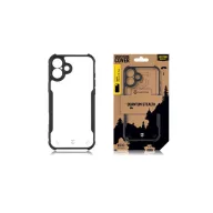   Tactical Quantum Stealth Apple iPhone 16 Plus tok, átlátszó/fekete