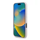 Karl Lagerfeld Silicone KC Heads Ring Apple iPhone 16 Plus hátlap tok, rózsaszín KLHMP16MSCMKCRHP