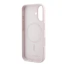 Karl Lagerfeld Silicone KC Heads Ring Apple iPhone 16 hátlap tok, rózsaszín KLHMP16SSCMKCRHP
