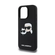   Karl Lagerfeld Liquid Silicone Double Heads MagSafe Apple iPhone 16 Pro Max hátlap tok, fekete