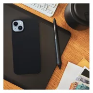 Matt Apple iPhone 16 Plus szilikon tok, fekete