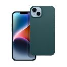 Matt Apple iPhone 16 Plus szilikon tok, sötétzöld