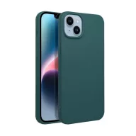 Matt Apple iPhone 16 Plus szilikon tok, sötétzöld