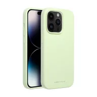   Roar Apple iPhone 16 prémium szilikon tok velúr béléssel, világoszöld