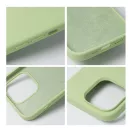 Roar Apple iPhone 16 prémium szilikon tok velúr béléssel, világoszöld