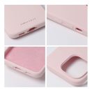 Roar Apple iPhone 16 Pro Max prémium szilikon tok velúr béléssel, világosrózsaszín