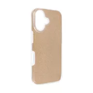 Apple iPhone 16 csillámos hátlap tok, arany